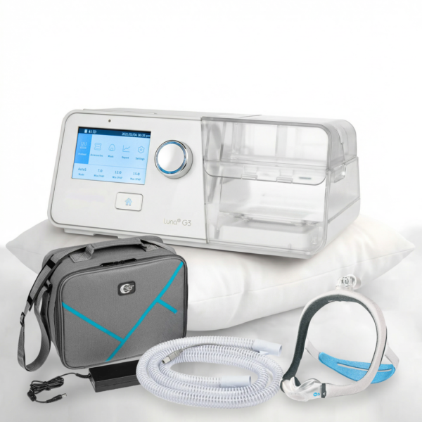 New Luna G3 BiPAP Bi-Level Machine with Heated Humidifier and Airfit N30i Mask